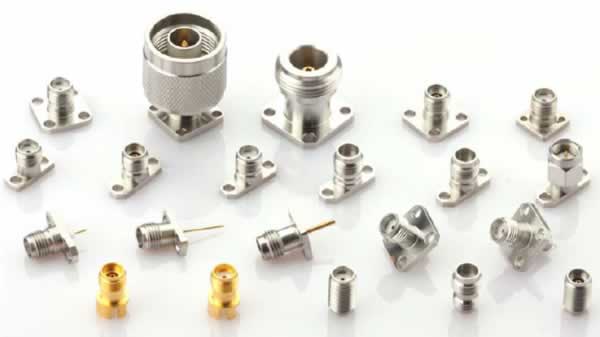 RF coaxial connectors up to 65 Ghz SMA, 2.92mm, 2.4mm, 1.85mm, N, TNC