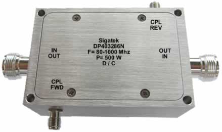 DP403286N Dual Coupler 40 db Power 500 Watt 80-1000 Mhz