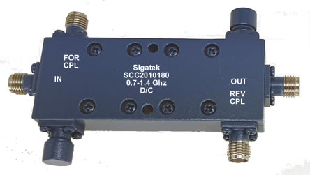 SCC2010180 Dual Directional Coupler 20 dB SMA 0.7-1.4 Ghz