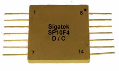 (image for) SP10F4 Power Divider Surface Mount Flatpack 4 way 5-500 Mhz