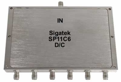 SP11C6 Power Divider 6 way 5-1000 Mhz