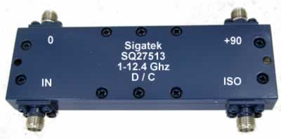 SQ27513 Hybrid Couplers 90 degree 1.0-12.4 Ghz